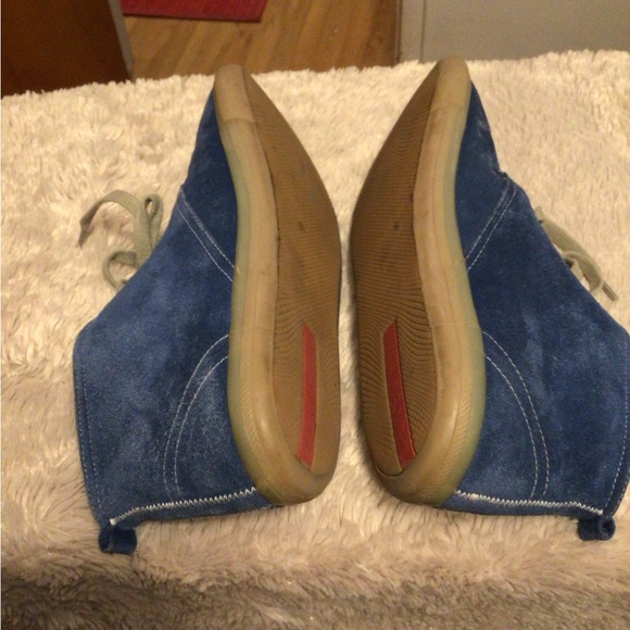 PRADA SUEDE DESERT BOOTS SZ 10 - Picture 4 of 8